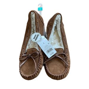 Mossimo Genuine Suede Slip-Ons, Tan